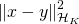 \left\lVert x-y \right\rVert_{\mathcal{H}_K} ^2